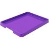 imageStorex Large Craft amp Activity Tray  Plastic Arts and Crafts Organzier for Paint Beads and Slime Red 12Pack 00442E12CPurple