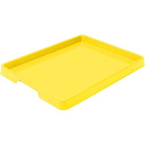 Storex Large Craft & Activity Tray – Plastic Arts and Crafts Organzier for Paint, Beads and Slime, Red, 12-Pack (00442E12C)(Yellow)