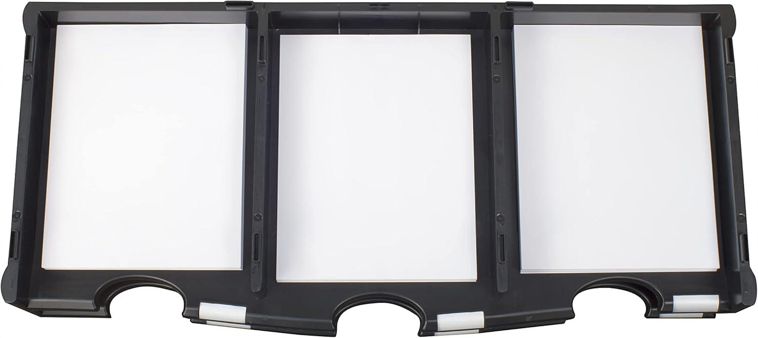 imageStorex Modular 24Compartment Literature Organizer BlackBlack