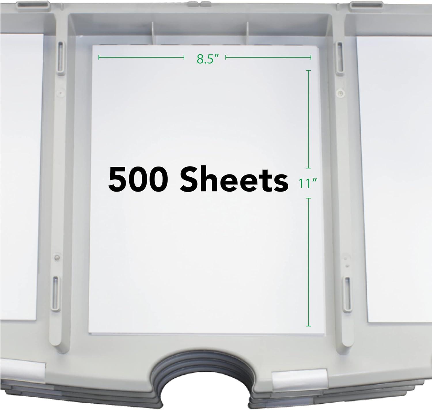 imageStorex Modular 24Compartment Literature Organizer BlackGray