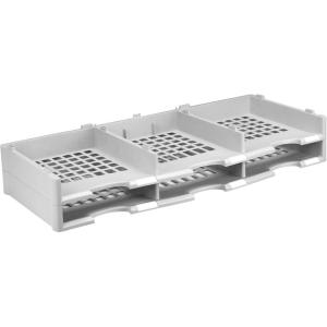 Storex Modular 24-Compartment Literature Organizer, Black(Gray)
