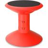 imageStorex Wiggle Stool  Active Flexible Seating for Classroom and Home Study Adjustable 1218 Inch Height Black 00300U01CRed