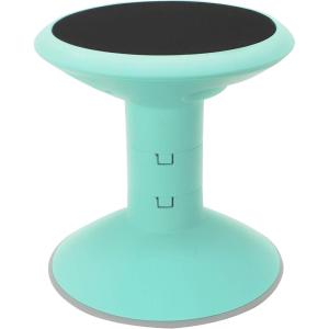 Storex Wiggle Stool – Active Flexible Seating for Classroom and Home Study, Adjustable 12-18 Inch Height, Black (00300U01C)(Teal)