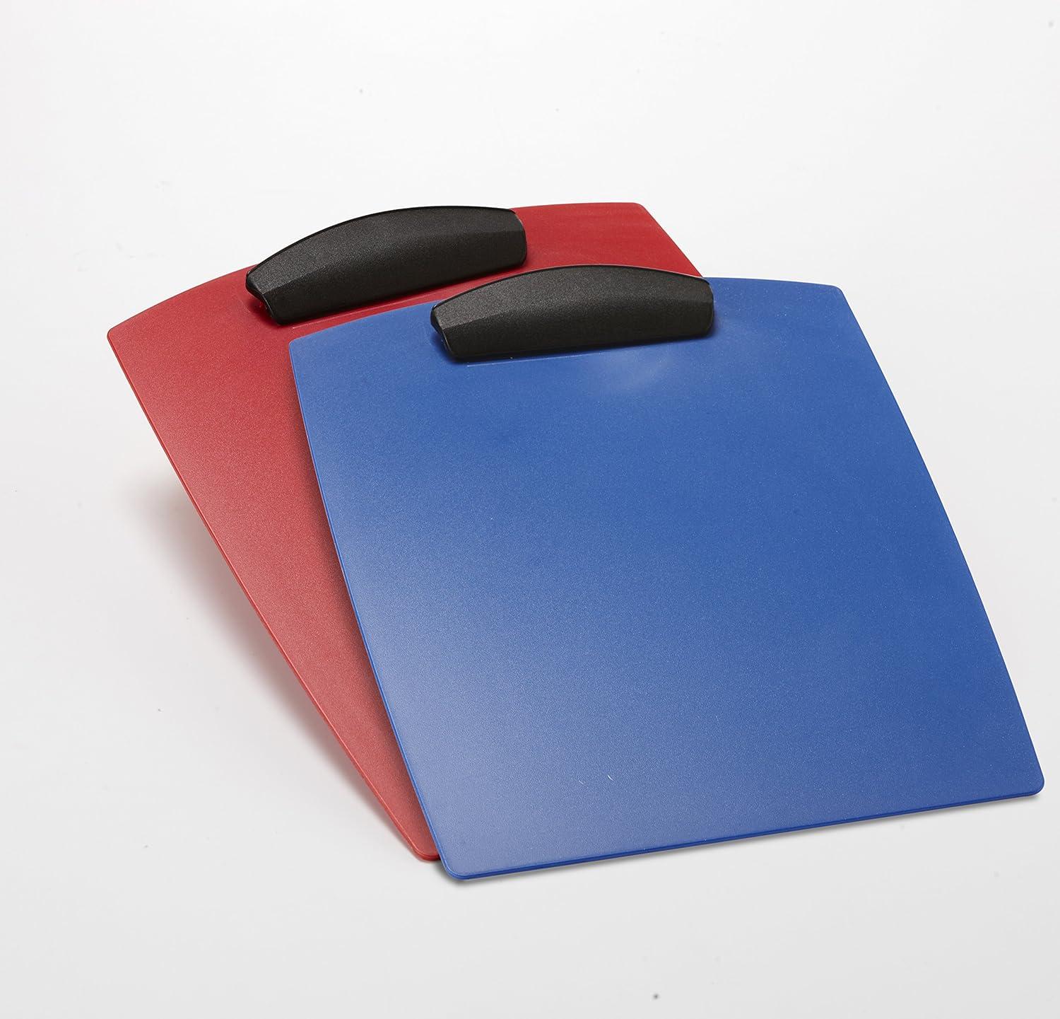 imageStorex Hard Poly Clipboard Letter Red Case of 12 STX40115B12CBlue