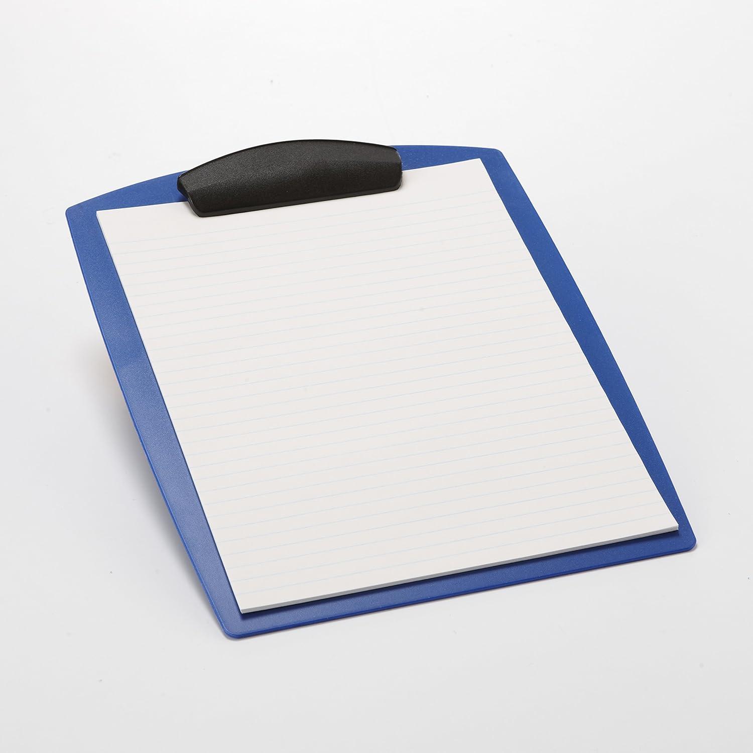 imageStorex Hard Poly Clipboard Letter Red Case of 12 STX40115B12CBlue