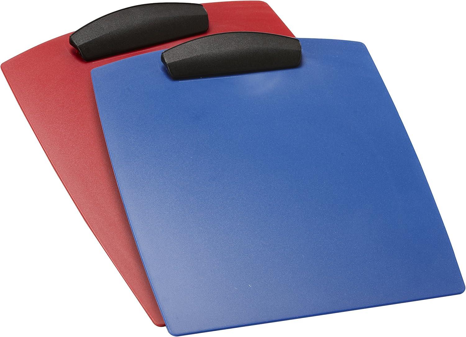 imageStorex Hard Poly Clipboard Letter Red Case of 12 STX40115B12CRed