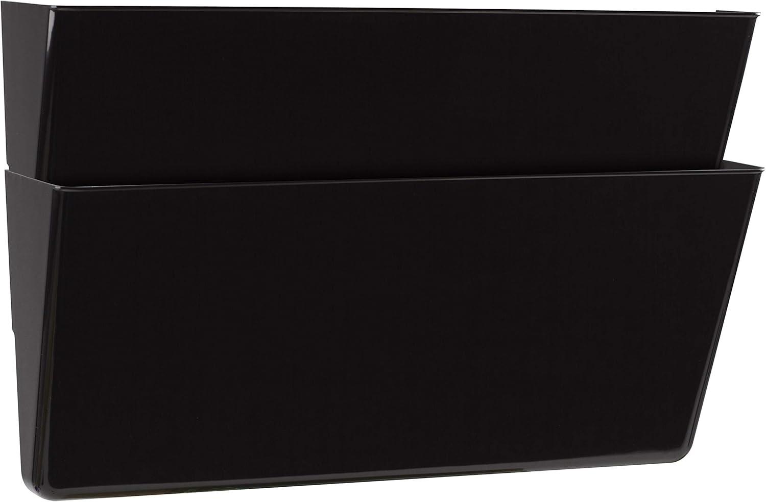 imageStorex Legal Sized Wall Files 2Pack Smoke Case of 6 STX70215B06CBlack