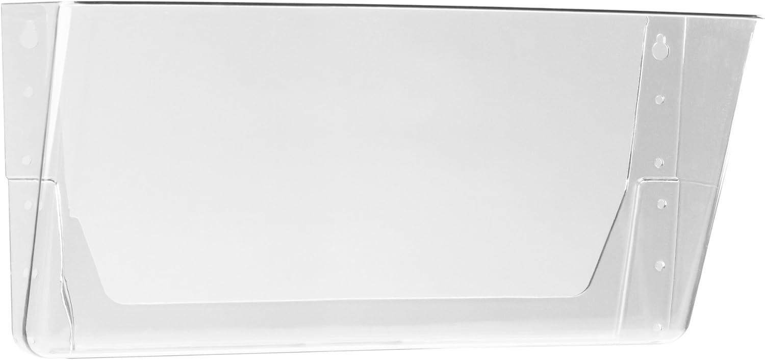 imageStorex Legal Sized Wall Files 2Pack Smoke Case of 6 STX70215B06CUnbreakable Clear