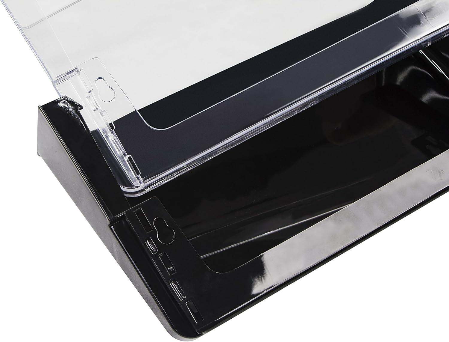 imageStorex Letter Sized Wall Files 3 Pack Set with Partition Hangers Black STX70315U01C