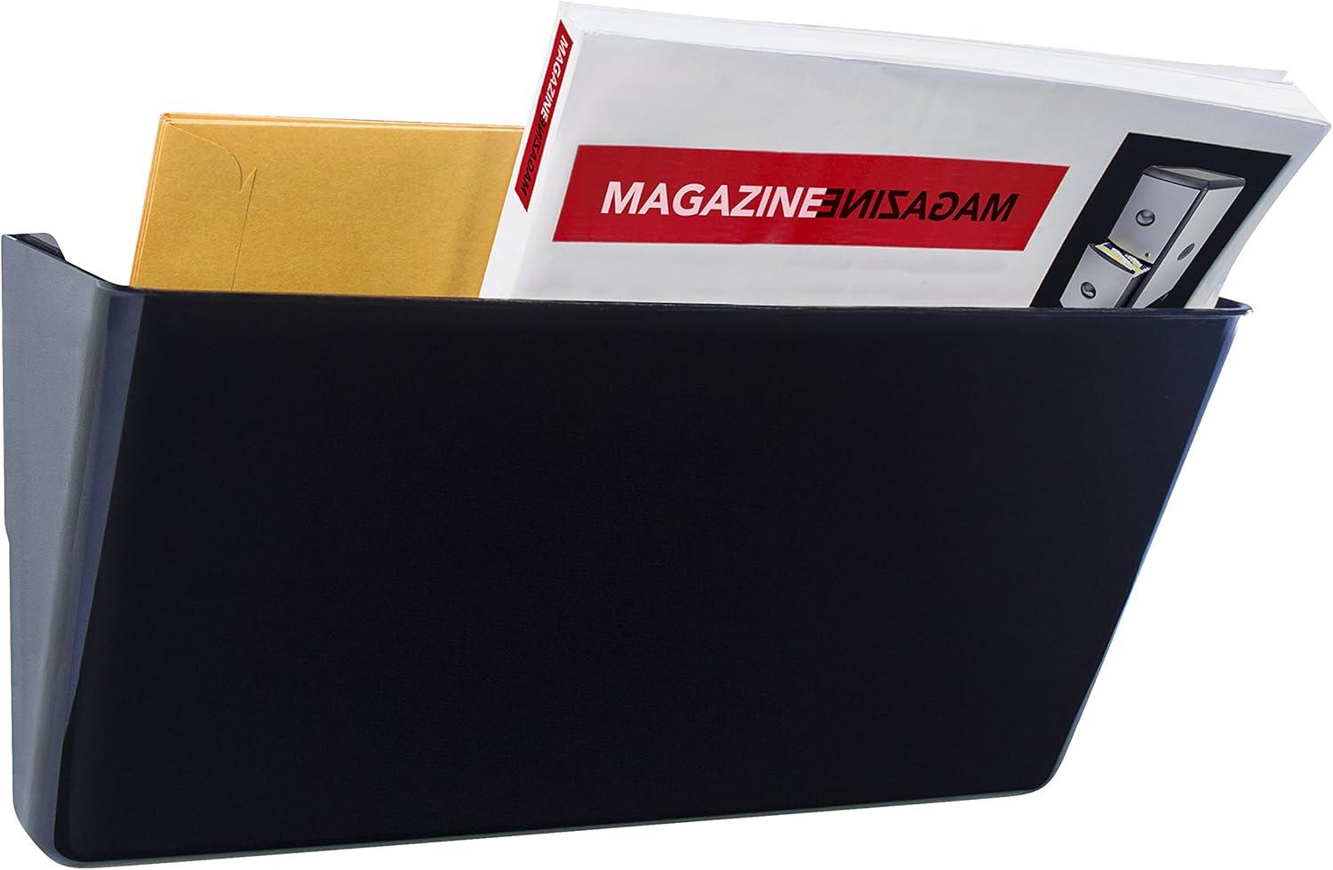 imageStorex Recycled Legal Sized Wall Files 6Pack Black Case of 4 STX70217B04CBlack