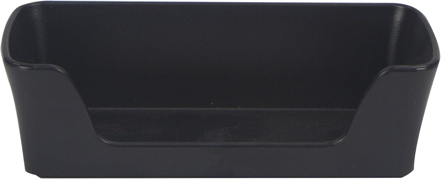 imageStorex Recycled Letter Tray 15 x 925 x 3 Inches Black Case of 12 STX70172U12CBusiness Card Holder