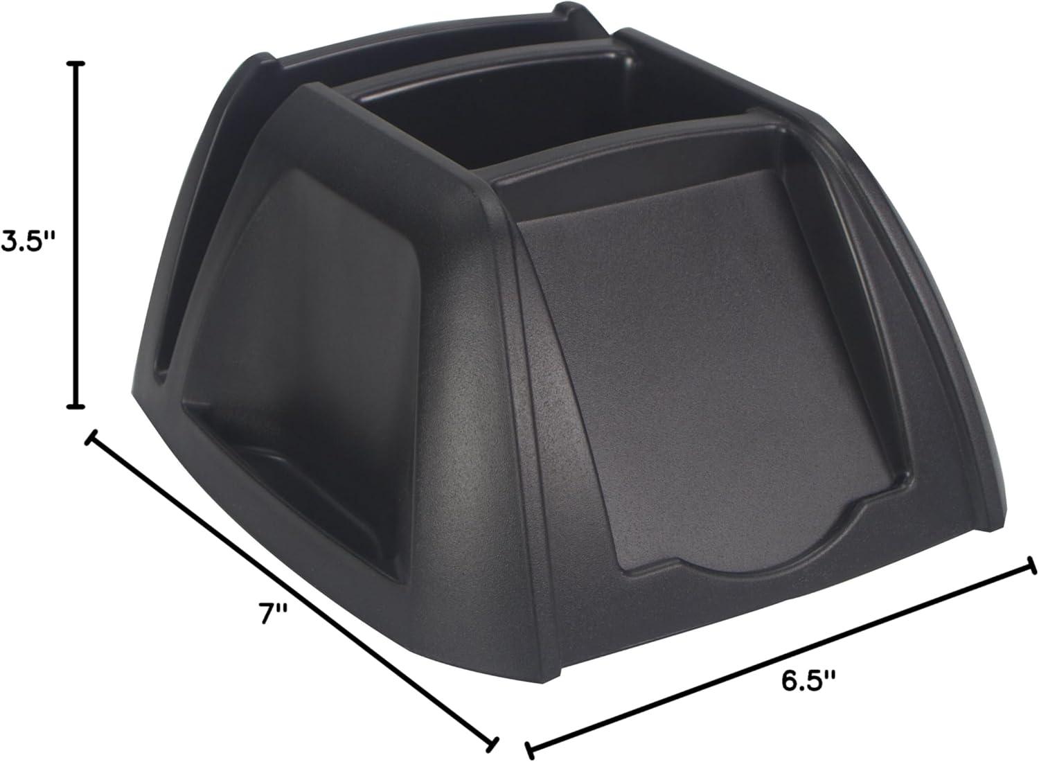 imageStorex Recycled Letter Tray 15 x 925 x 3 Inches Black Case of 12 STX70172U12CDesk Organizer