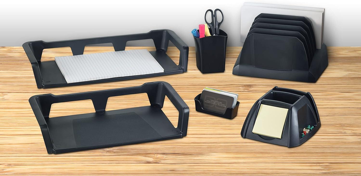 imageStorex Recycled Magazine File 1225 x 1088 x 1425 Inches Black Case of 6 STX70167U06CLegal Tray