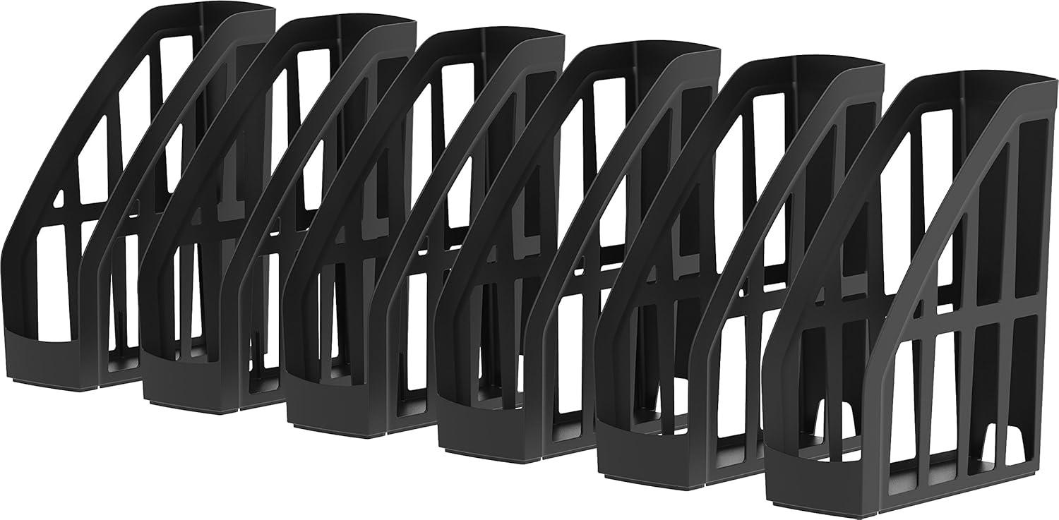 imageStorex Recycled Magazine File 1225 x 1088 x 1425 Inches Black Case of 6 STX70167U06CMagazine File