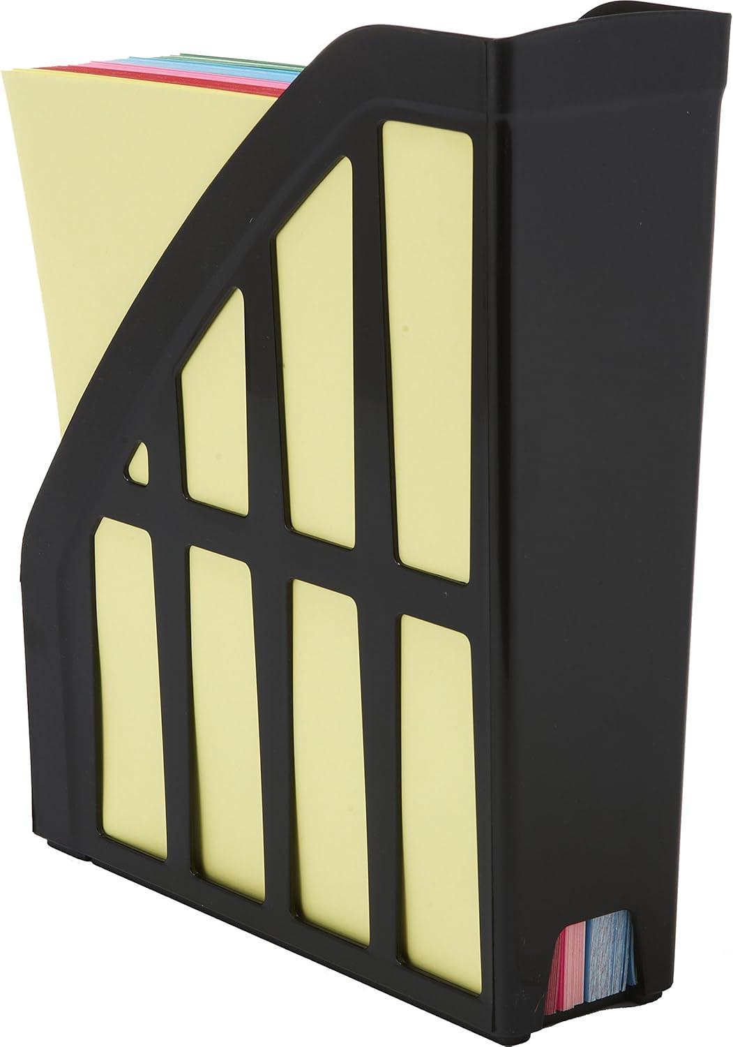 imageStorex Recycled Magazine File 1225 x 1088 x 1425 Inches Black Case of 6 STX70167U06CMagazine File