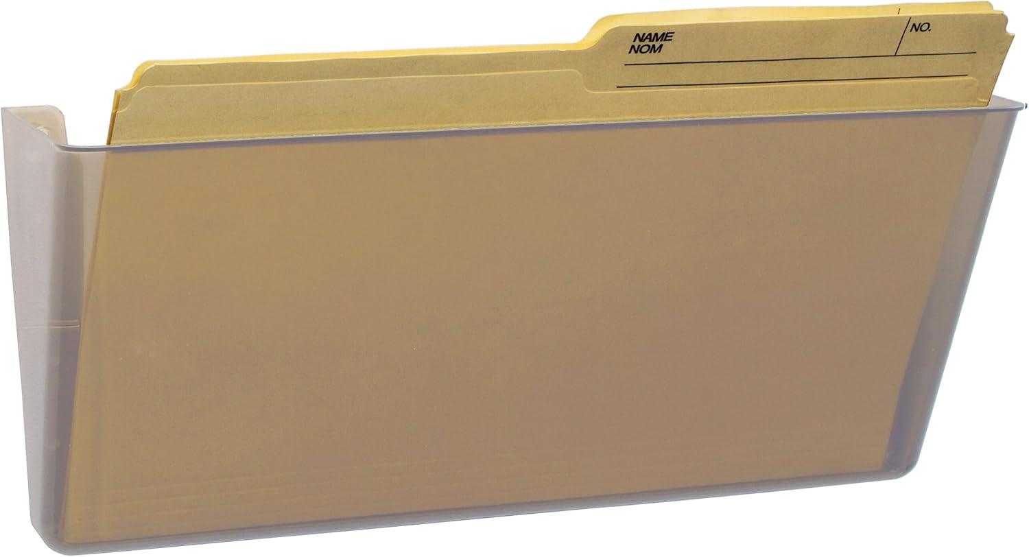 imageStorex Wall File 16 x 4 x 7 Inches Legal Clear Case of 6 70207U06C
