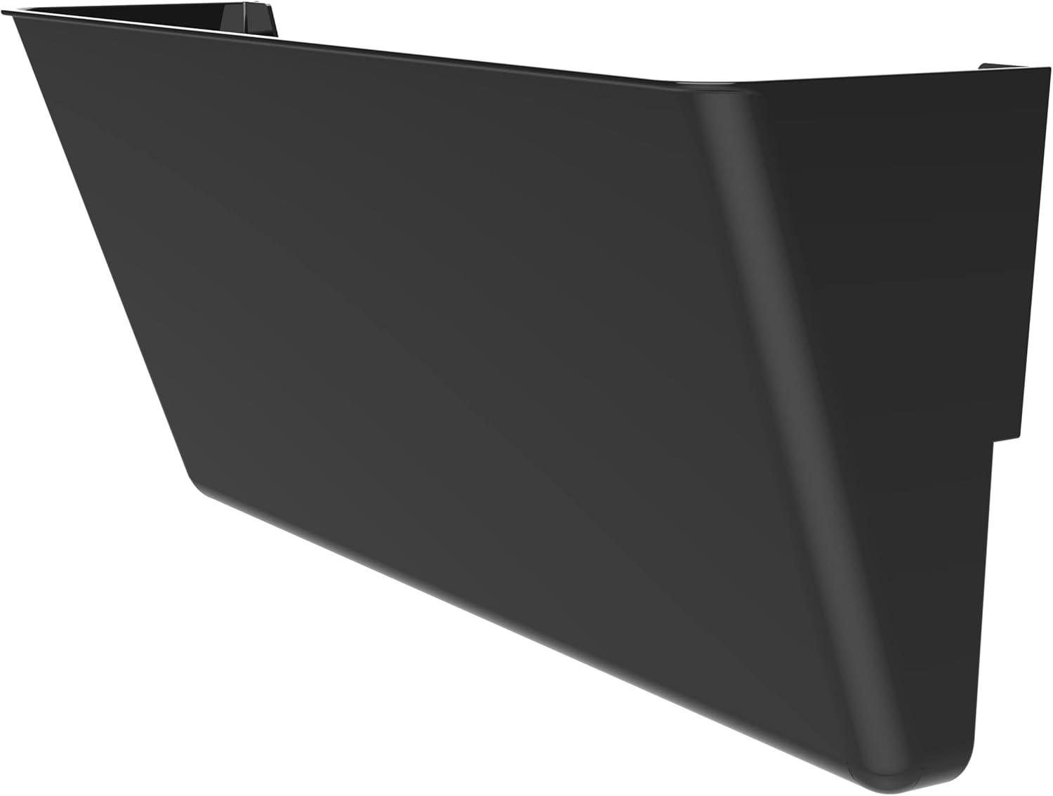 imageStorex Wall File Letter Size 13 x 4 x 7 ClearBlack