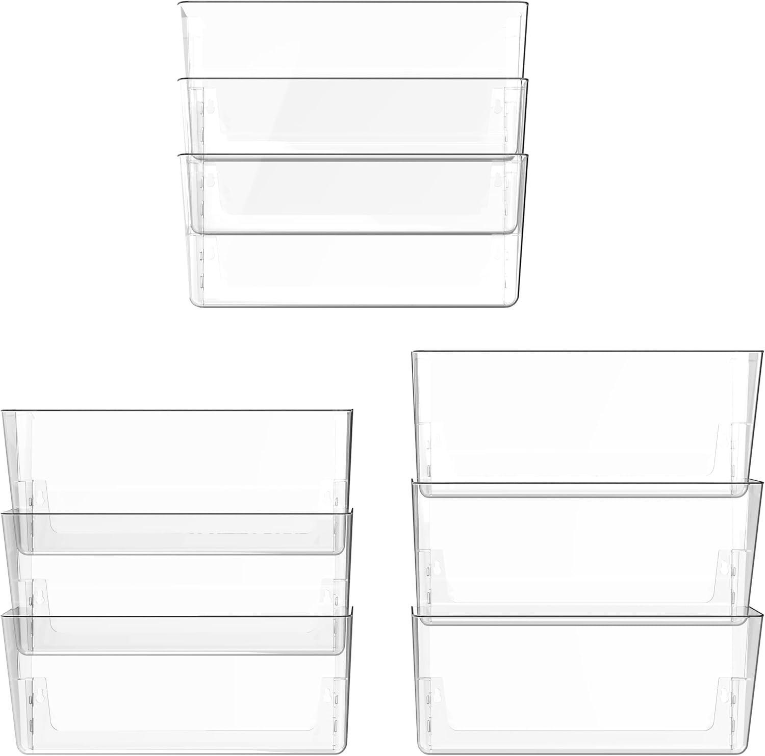 imageStorex Wall Files Legal Size 16 x 1055 x 4 Inches Clear Set of 2 70224A06CUnbreakable Clear