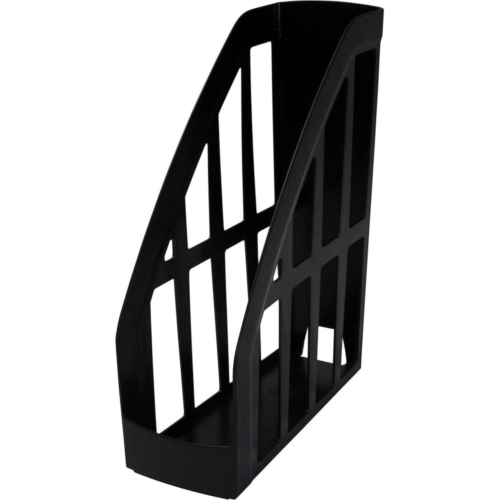imageStorex Recycled Magazine File 1225 x 1088 x 1425 Inches Black Case of 6 STX70167U06CMagazine File