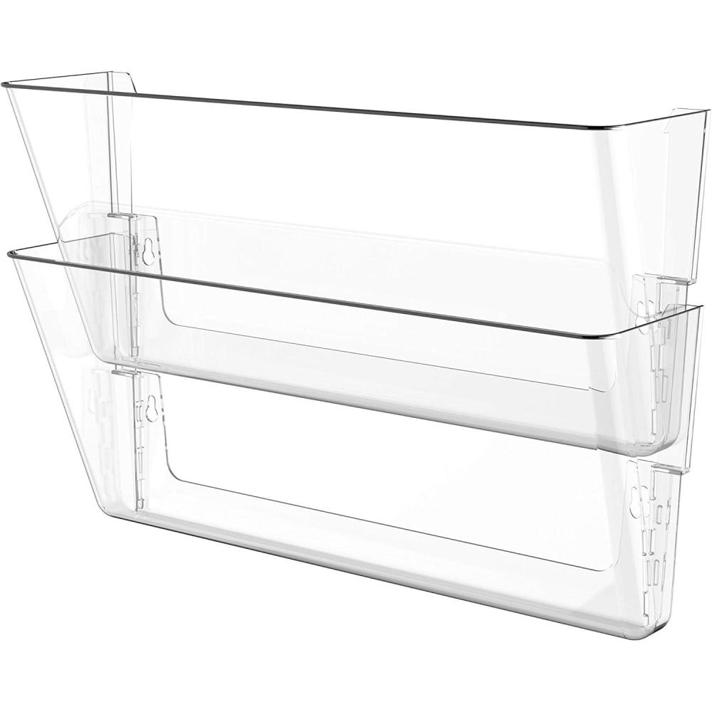 imageStorex Wall Files Legal Size 16 x 1055 x 4 Inches Clear Set of 2 70224A06CClear