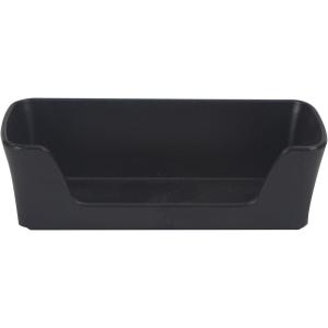 Storex Recycled Magazine File, 12.25 x 10.88 x 14.25 Inches, Black, Case of 6 (STX70167U06C)(Business Card Holder)
