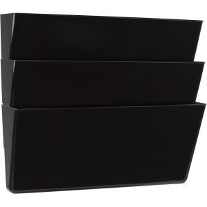 Storex Wall File, Letter Size, 13″ x 4″ x 7″, Clear(Unbreakable Black)