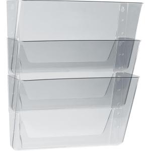 Storex Wall File, Letter Size, 13″ x 4″ x 7″, Clear(Unbreakable Clear)