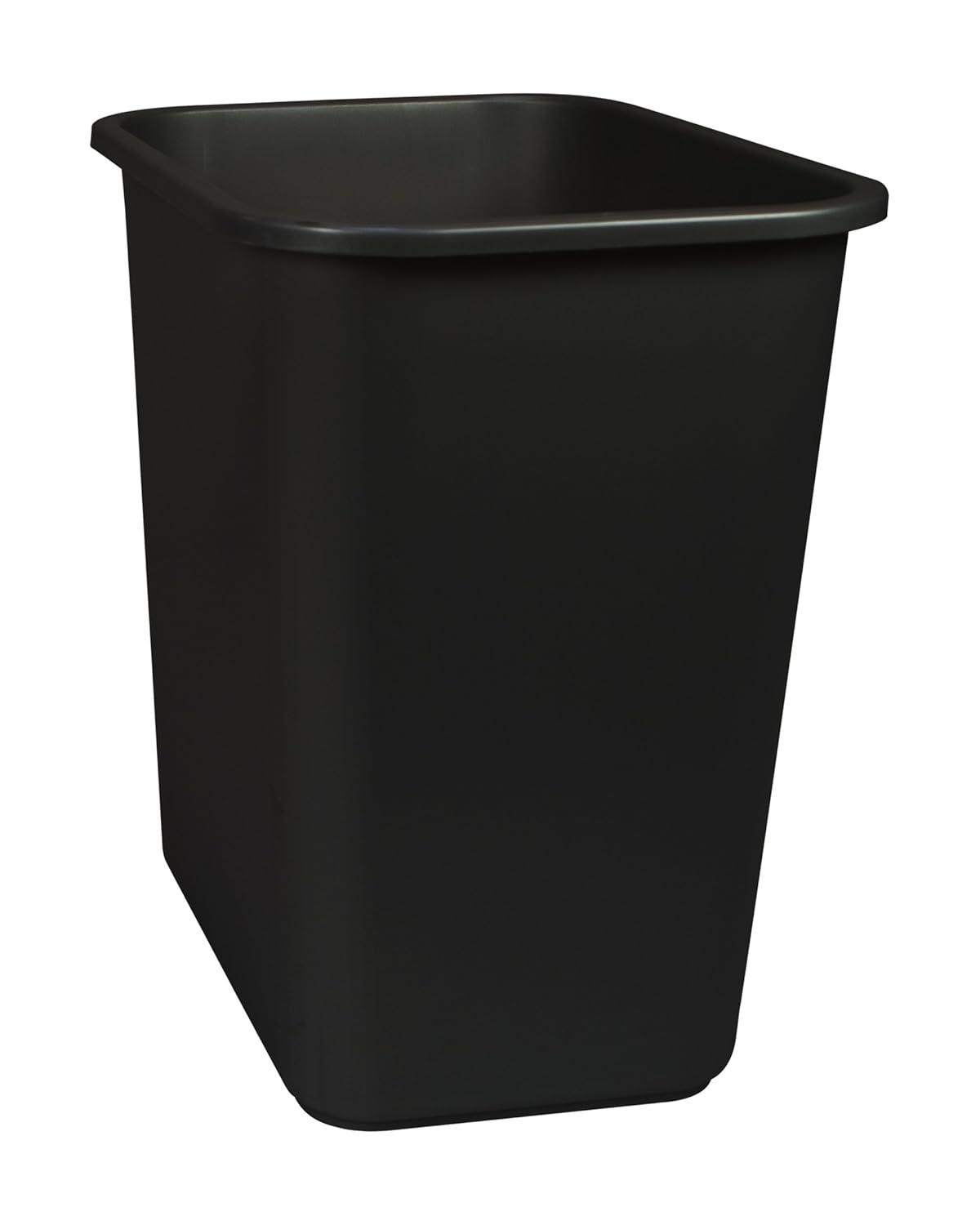 imageStorex 7 Gallon Trash Can Gray 6Pack BlackCase of 6