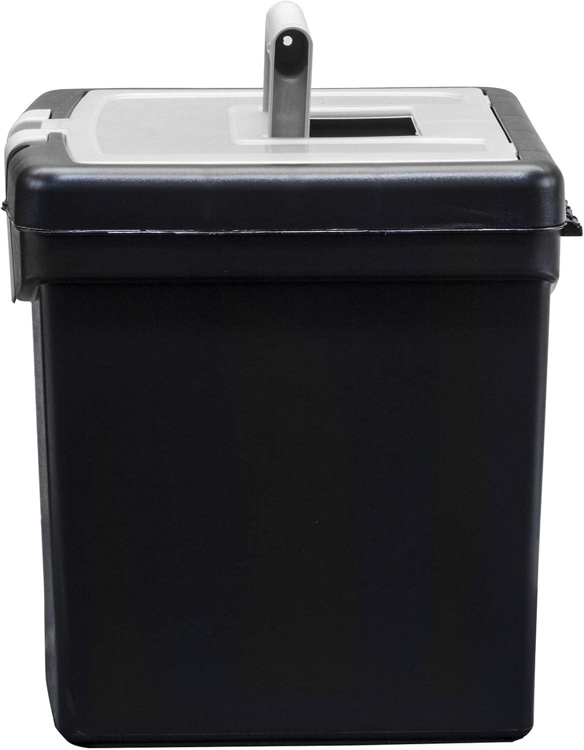 imageStorex Portable LetterLegal Filebox with Organizer Lid LetterLegal Files 145 X 105 X 12 BlackBlack