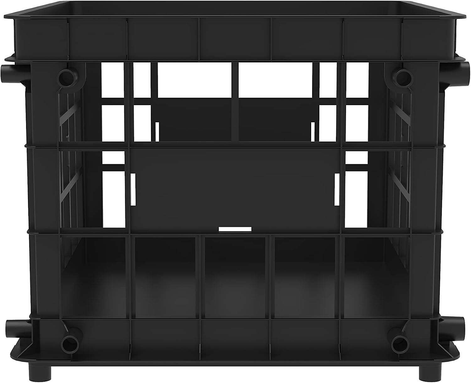 image:imageStorex Standard File Crate Letter and Legal Document and Folder Storage Black 1Pack 61659A03CBlack