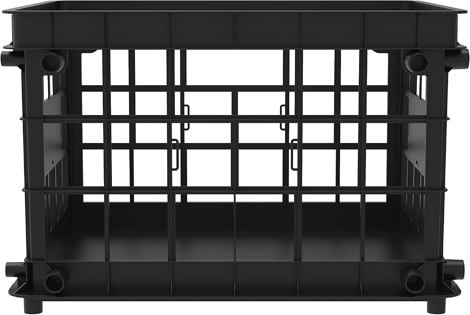 image:imageStorex Standard File Crate Letter and Legal Document and Folder Storage Black 1Pack 61659A03CBlack