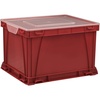 image:imageStorex Storage and Filing Cube 1725 x 105 x 1425 Inches RedClear 62002A03CRedClear