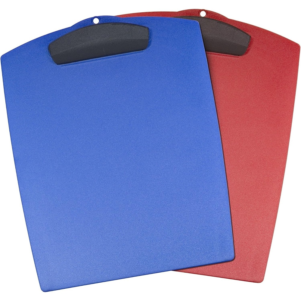 image:imageStorex Hard Poly Clipboard Letter Sized Blue and Red Case of 12 40213B12C